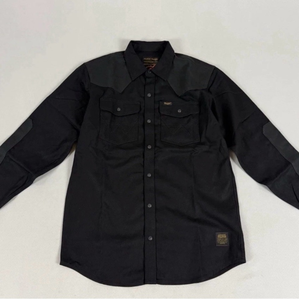 Wrangler x Filson Black Casual Button Down Shirt